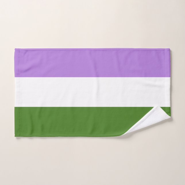 Toalha De Mão Bandeira do Orgulho Queer (Toalha de mão)