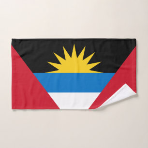 Toalha De Mão Bandeira patriótica de Antígua e de Barbuda