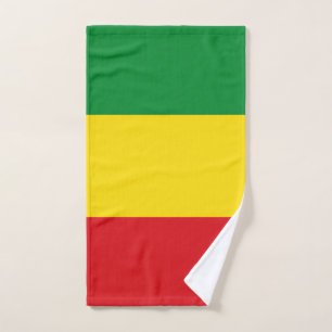 Toalha De Mão Bandeira Rastafarian Rasta Etiópia