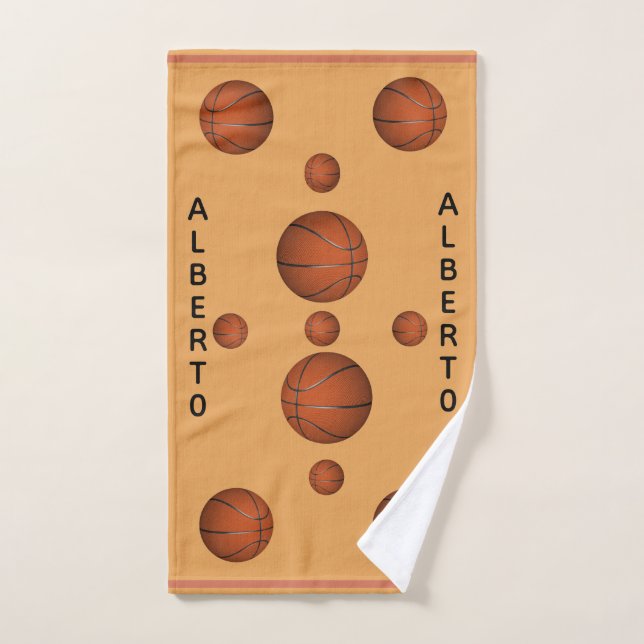 Toalha De Mão Basquete PERSONALIZADO (Toalha de mão)