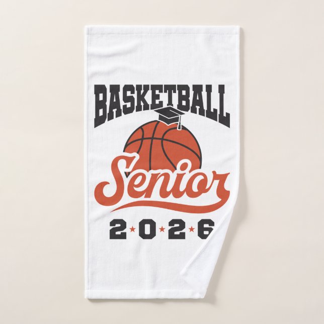 Toalha De Mão Basquetebol Sênior 2026 (Toalha de mão)