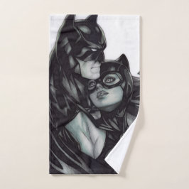 Toalha De Mão Batman & Catwoman ~ Bruce wayne & Selina Kyle