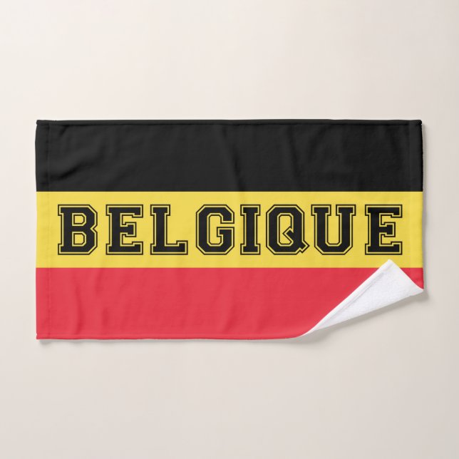 Toalha De Mão Bélgica/Bandeira (Toalha de mão)