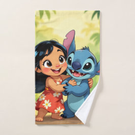 Toalha De Mão Beste Freunde fürs Leben – Lilo & Stitch