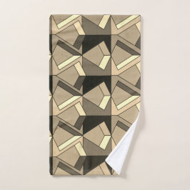 Toalha De Mão Block Sepia Towel