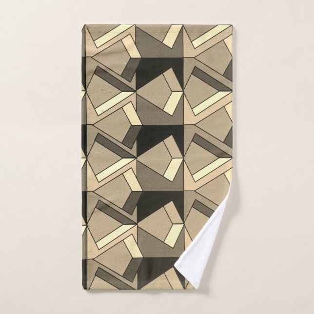 Toalha De Mão Block Sepia Towel (Toalha de mão)