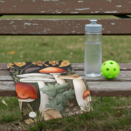 Toalha De Mão Boho Woodland Mushrooms Wildflower Garden Sports