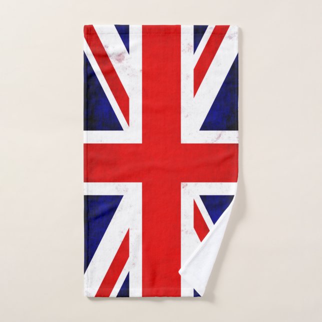 Toalha De Mão British Union Jack Flag (Toalha de mão)