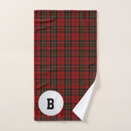 Toalha De Mão Brodie Tartan Xadrez Golf Towel