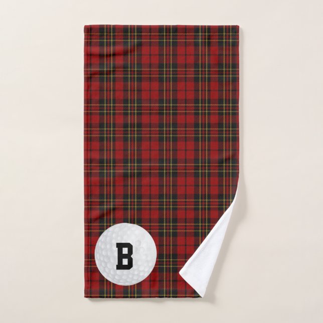 Toalha De Mão Brodie Tartan Xadrez Golf Towel (Toalha de mão)