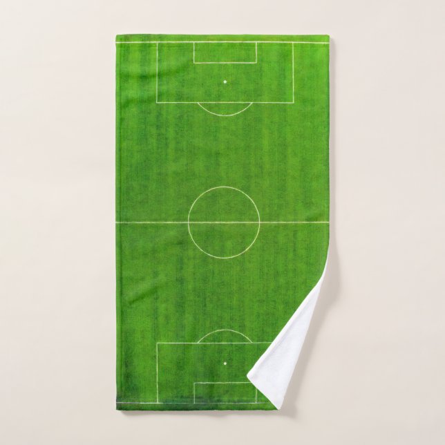Toalha De Mão Campo de Futebol (Estilo Nº 1) (Toalha de mão)