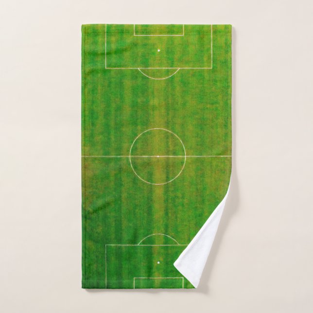Toalha De Mão Campo de Futebol (Estilo Nº 2) (Toalha de mão)