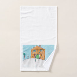 Toalha De Mão Candy Cane Cottage - KidsArt for CHOC