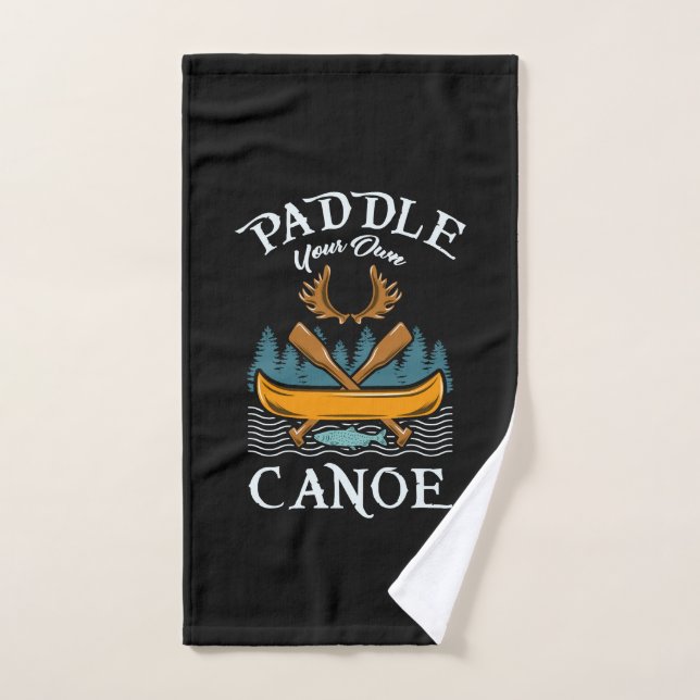 Toalha De Mão Canoagem - Remar a Sua Própria Canoa (Toalha de mão)