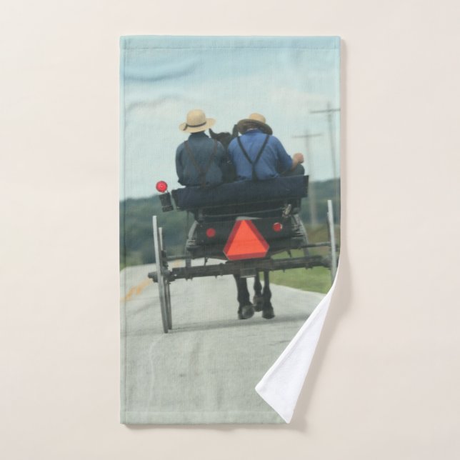 Toalha De Mão Caras Amish (Toalha de mão)