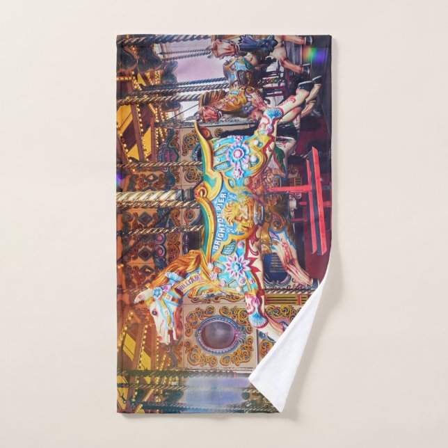 Toalha De Mão Carrossel Horse (Toalha de mão)