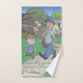 Toalha de mão - carteiro