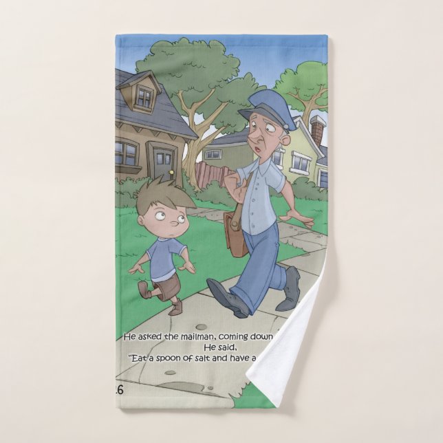 Toalha de mão - carteiro (Toalha de mão)