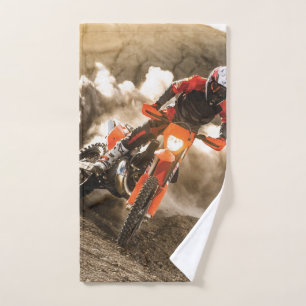 Toalha De Mão Cavaleiro Motocross