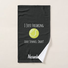 Toalha De Mão Christmas Gift Ideas For Tennis Players Funny 