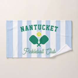 Toalha De Mão Clube Personalizado de Pickleball da Cidade, Prepp