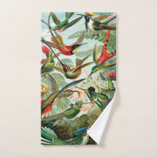 Toalha De Mão Colibris por Ernst Haeckel