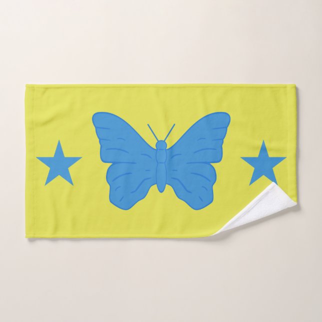 Toalha de mão com a bandeira de Bady Bassit (Toalha de mão)