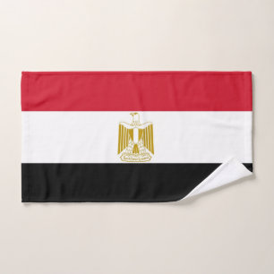 Toalha de mão com a bandeira de Egipto