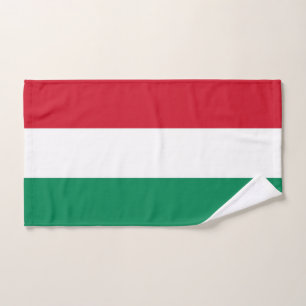 Toalha de mão com a bandeira de Hungria