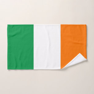 Toalha de mão com a bandeira de Ireland