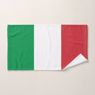 Toalha de mão com a bandeira de Italia