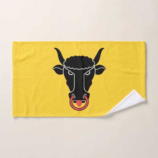Toalha de mão com a bandeira de Uri, Suíça (Toalha de mão)