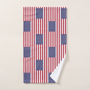 Toalha de mão com a bandeira dos Estados Unidos d