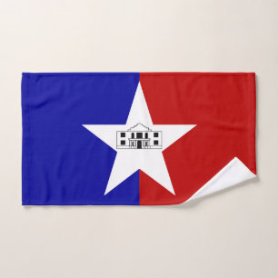 Toalha de Mão com Bandeira da Cidade de San Anton