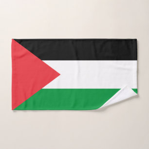 Toalha de Mão com Bandeira da Palestina