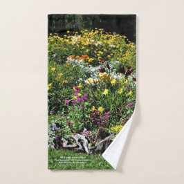 Toalha De Mão Cores meados de do jardim do verão!