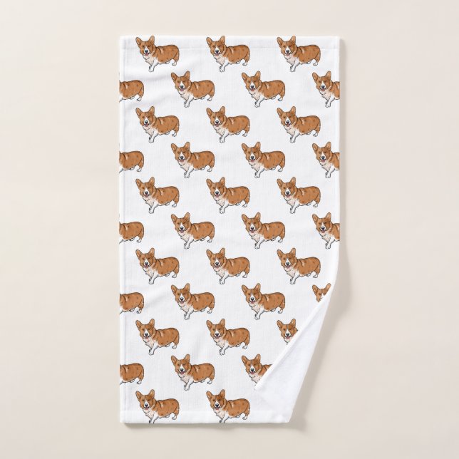 Toalha De Mão Corgi Hand Towel (Toalha de mão)
