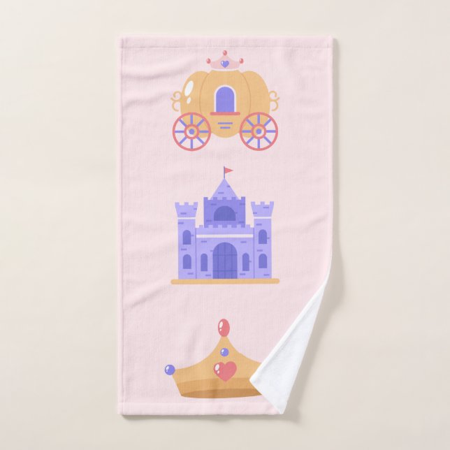 Toalha De Mão Coroa & Carruagem (Toalha de mão)