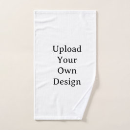 Toalha De Mão Crie seu próprio banner personalizado simples 40,6