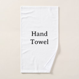 Toalha De Mão Crie seu próprio simples personalizado 16" x 28"