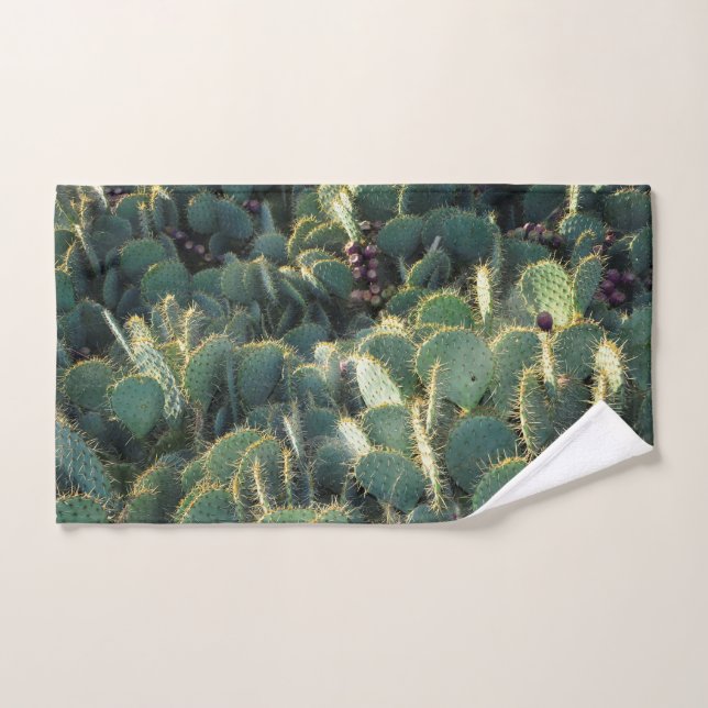 Toalha De Mão Cuidado - cactos espinhosos! (Toalha de mão)