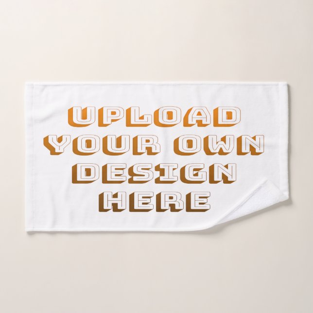 Toalha De Mão Custom Upload Design Product (Toalha de mão)