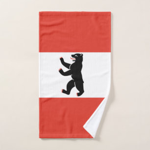 Toalha de mão da bandeira de Berlim