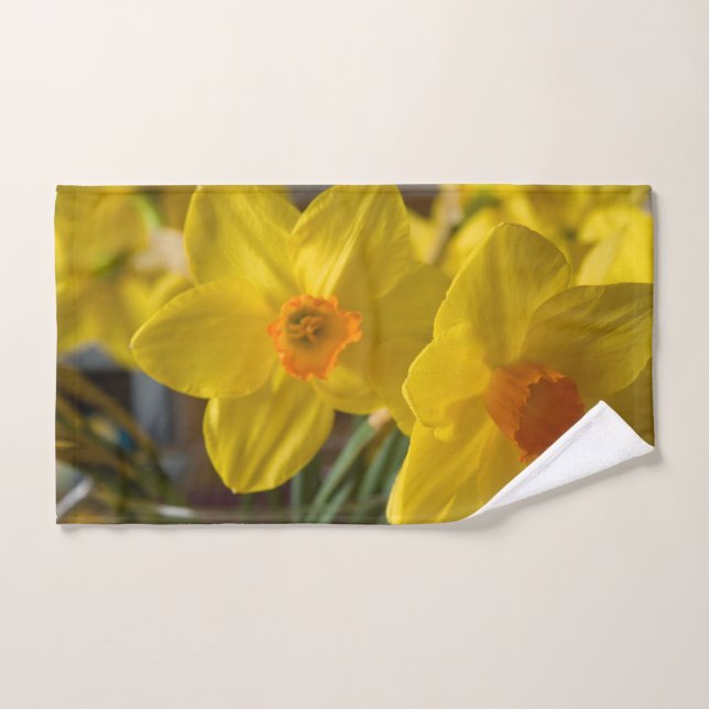 Toalha De Mão Daffodilos amarelos (Toalha de mão)