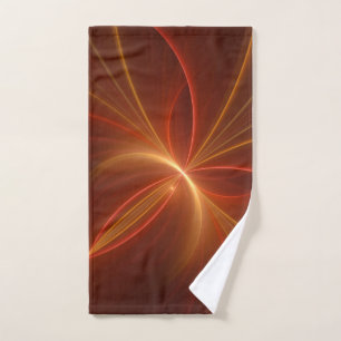 Toalha De Mão Dançar Com A Arte Fractal Moderna Abstrato