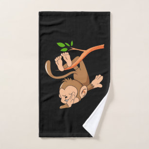 Toalha De Mão Dance Monkey Dabbing