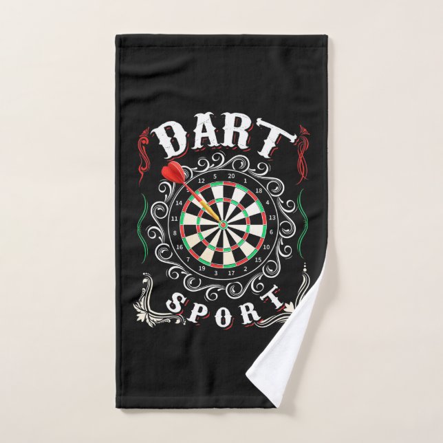 Toalha De Mão Dart É Meu Esporte (Toalha de mão)