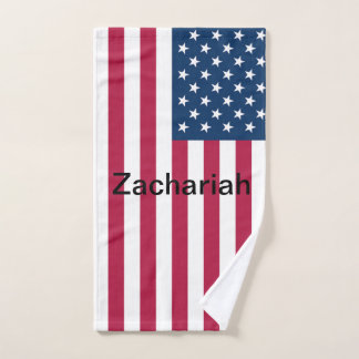 Toalha de Mão de Bandeira Americana