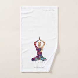 Toalha de mão de ioga... a deve ser administrado s