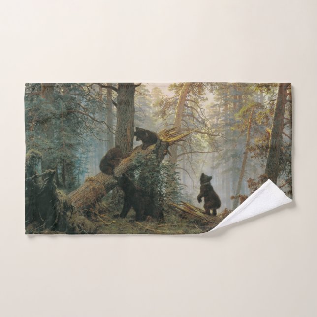 Toalha de mão de Shiskin's Forest art (Toalha de mão)